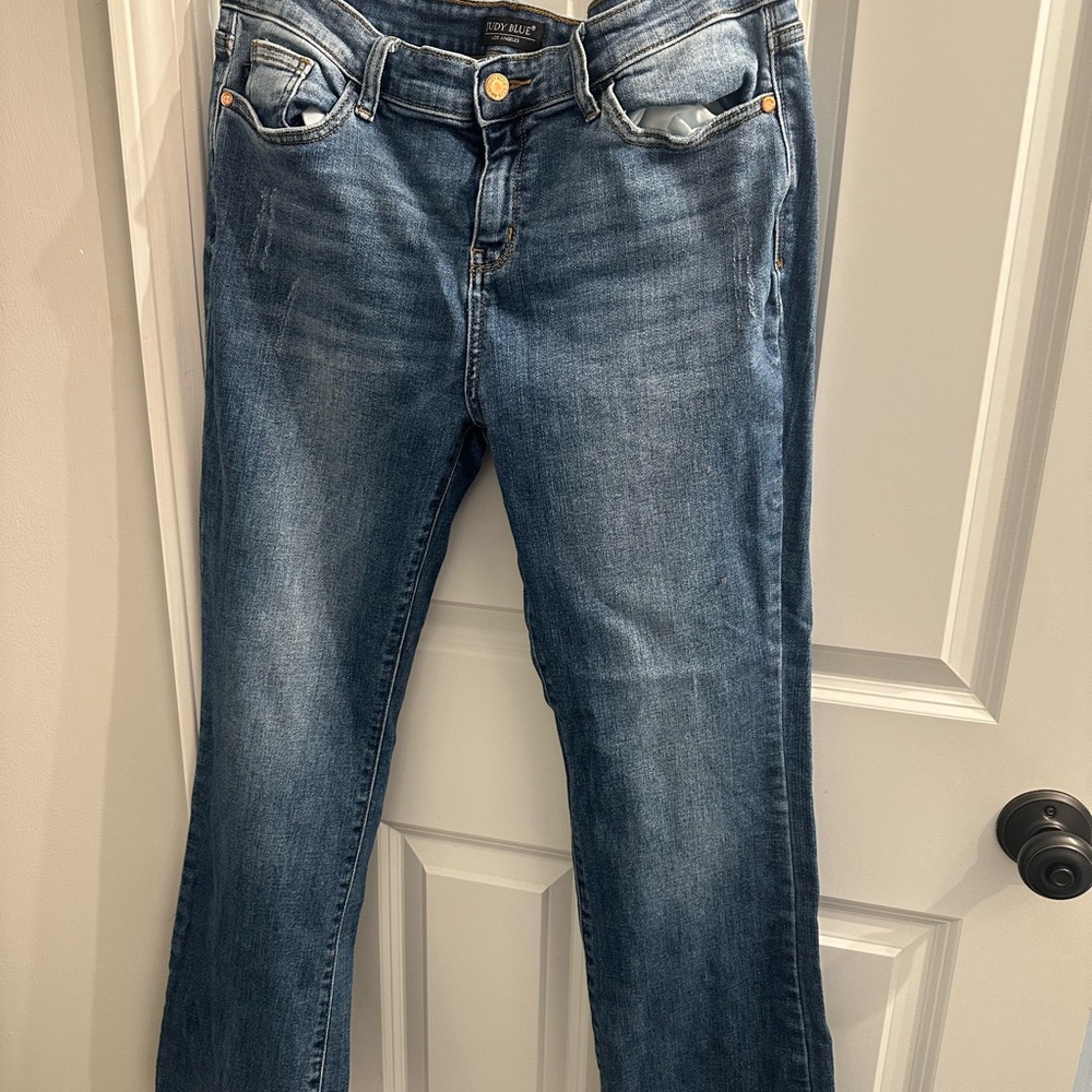 Judy Blue Straight Leg Blue Jeans